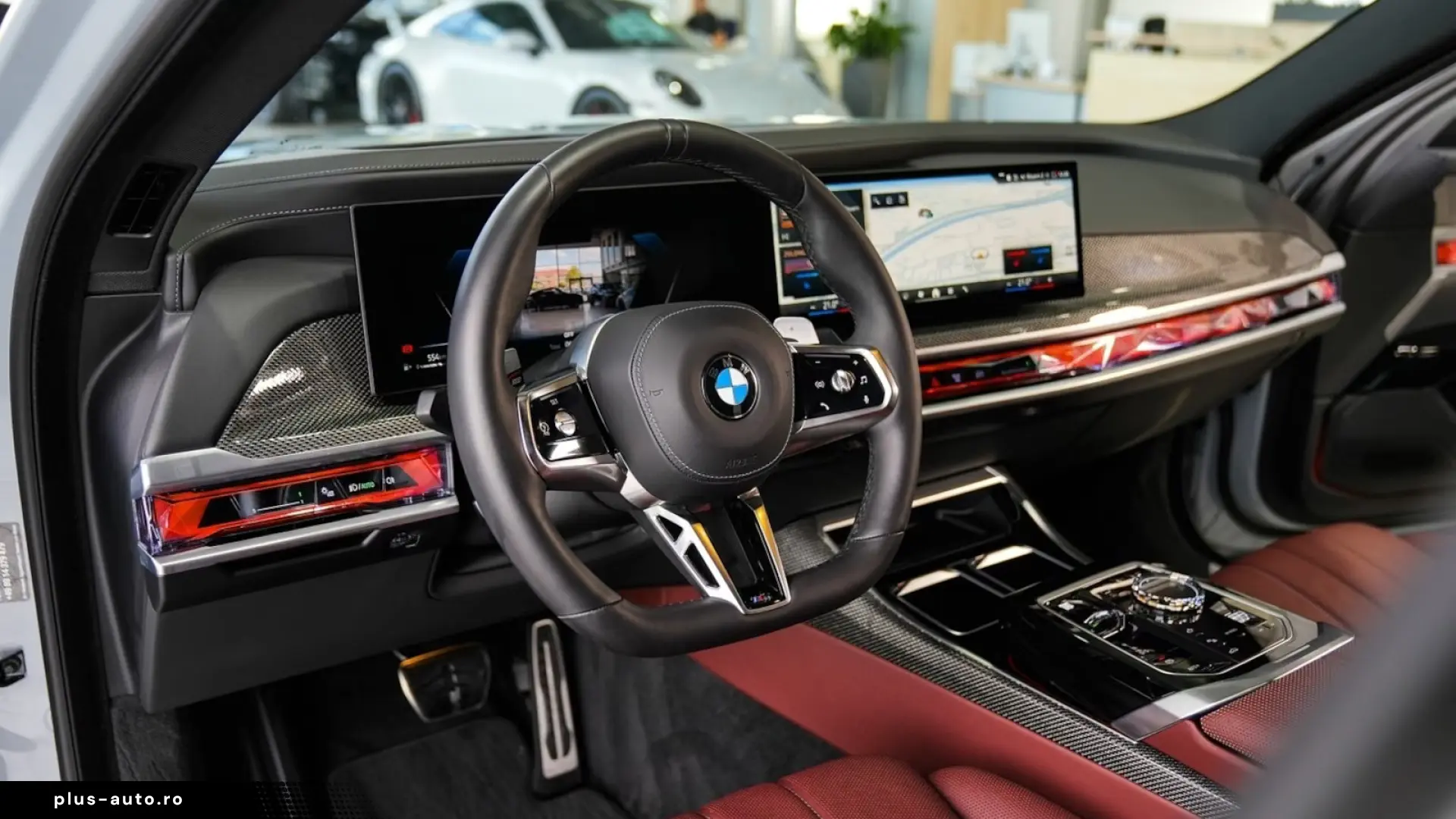 BMW 740xd M SPORT PRO Rear Interior SkyLounge