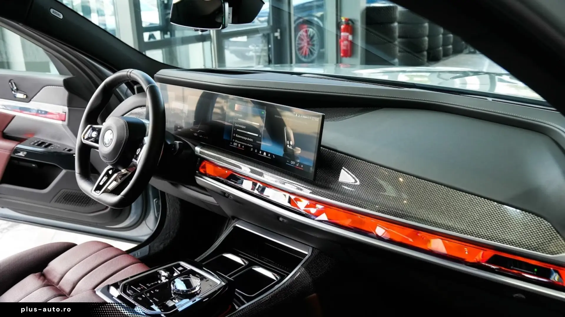BMW 740xd M SPORT PRO Rear Interior SkyLounge