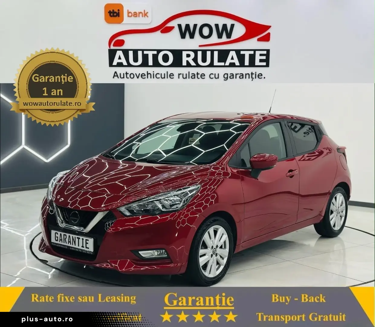 NISSAN MICRA 2020 1.0i E6 Garantie 12 Luni Rate Avans 0 Doar