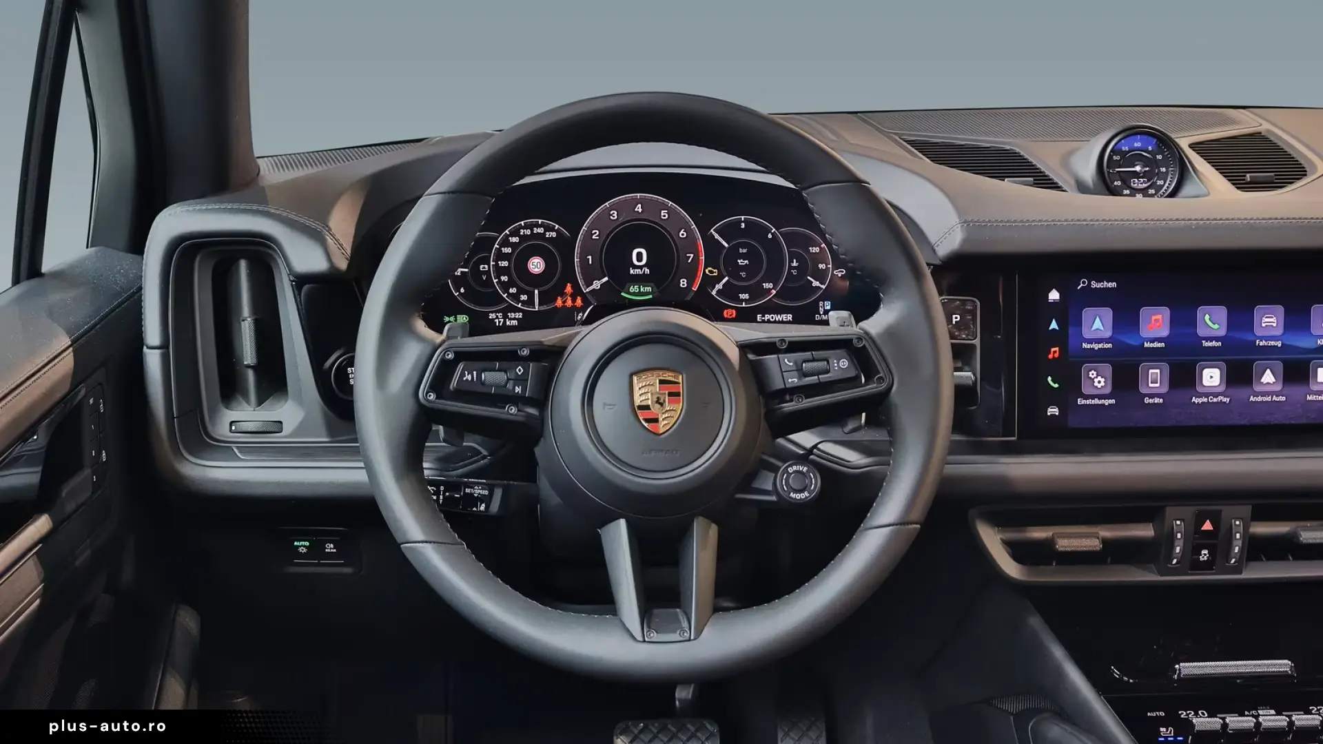 Porsche Cayenne E-Hybrid Black Edition;Sportabgas