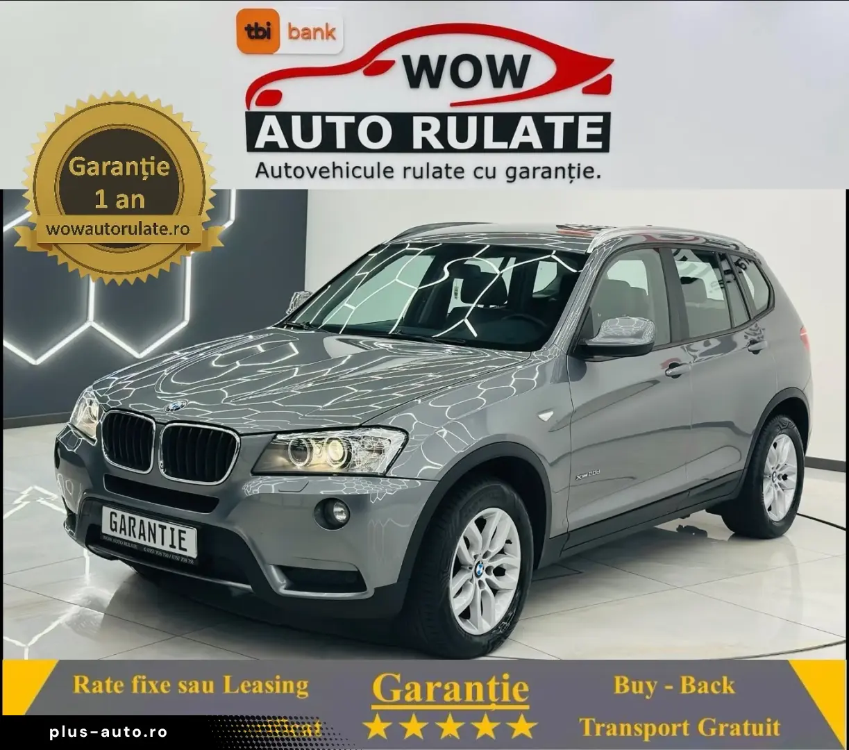 BMW X3 2014 2.0D E5 4x4 Garantie 12 Luni Rate Avans 0 Doar C