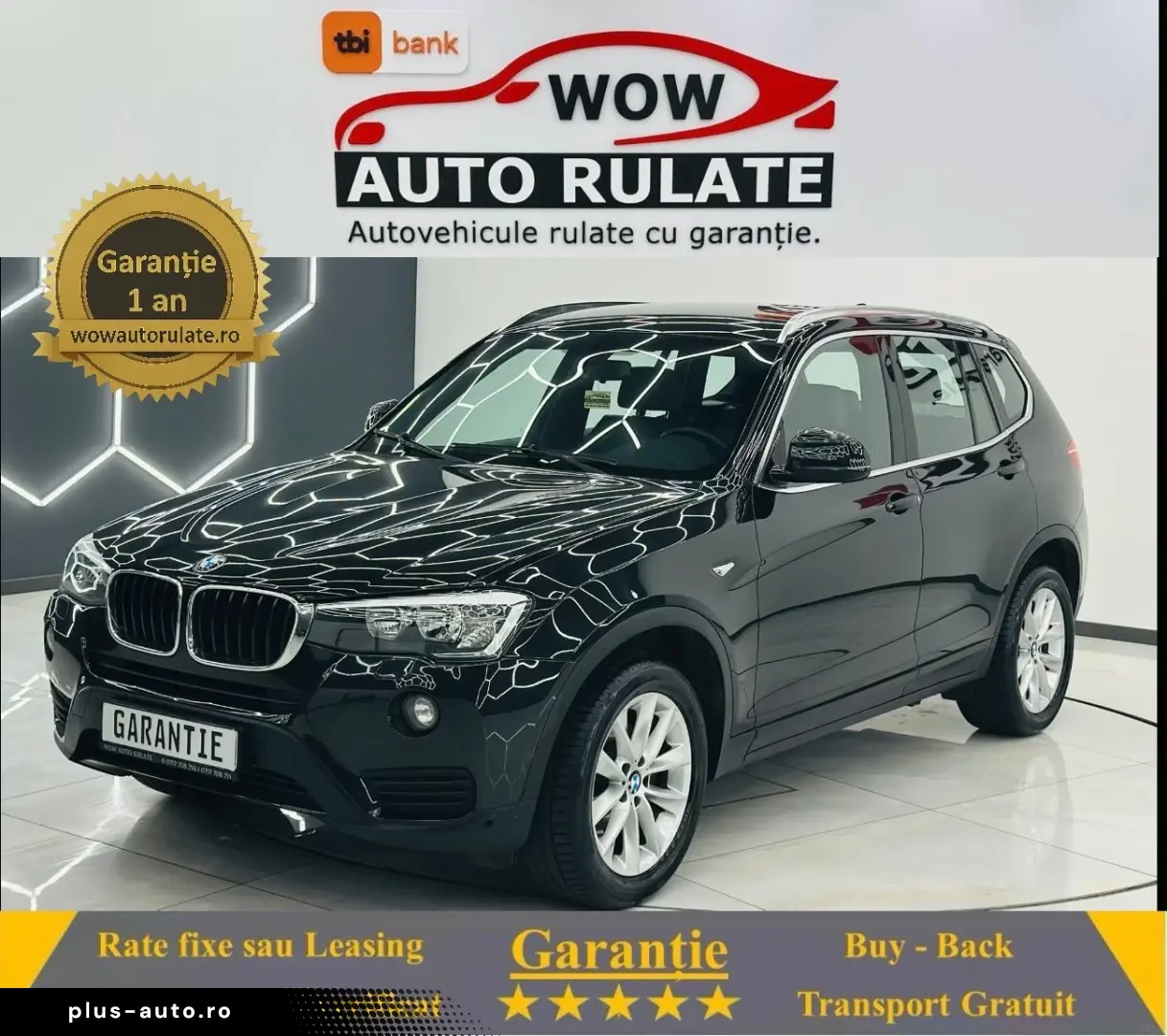 BMW X3 2014 2.0D E6 4X4 Garantie 12 Luni Rate Avans 0 Doar C