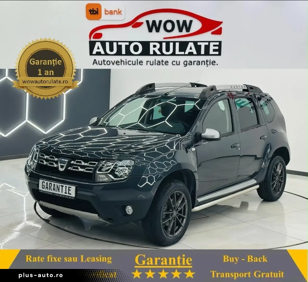 DACIA DUSTER 2015 1.2i E6 Garantie 12 Luni Rate Avans 0 Doar