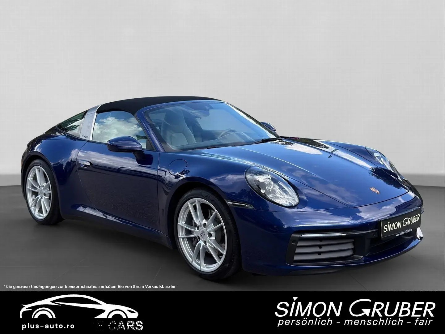 PORSCHE 911 Carrera 3.0 Targa 4 Enzianblaumet 1.Hand TOP