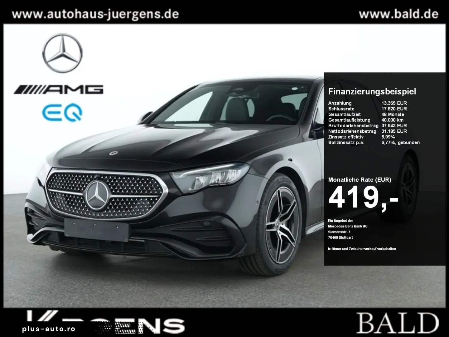 MERCEDES-BENZ E 220 d AMG-Sport LED Cam Pano Night T&hellip;