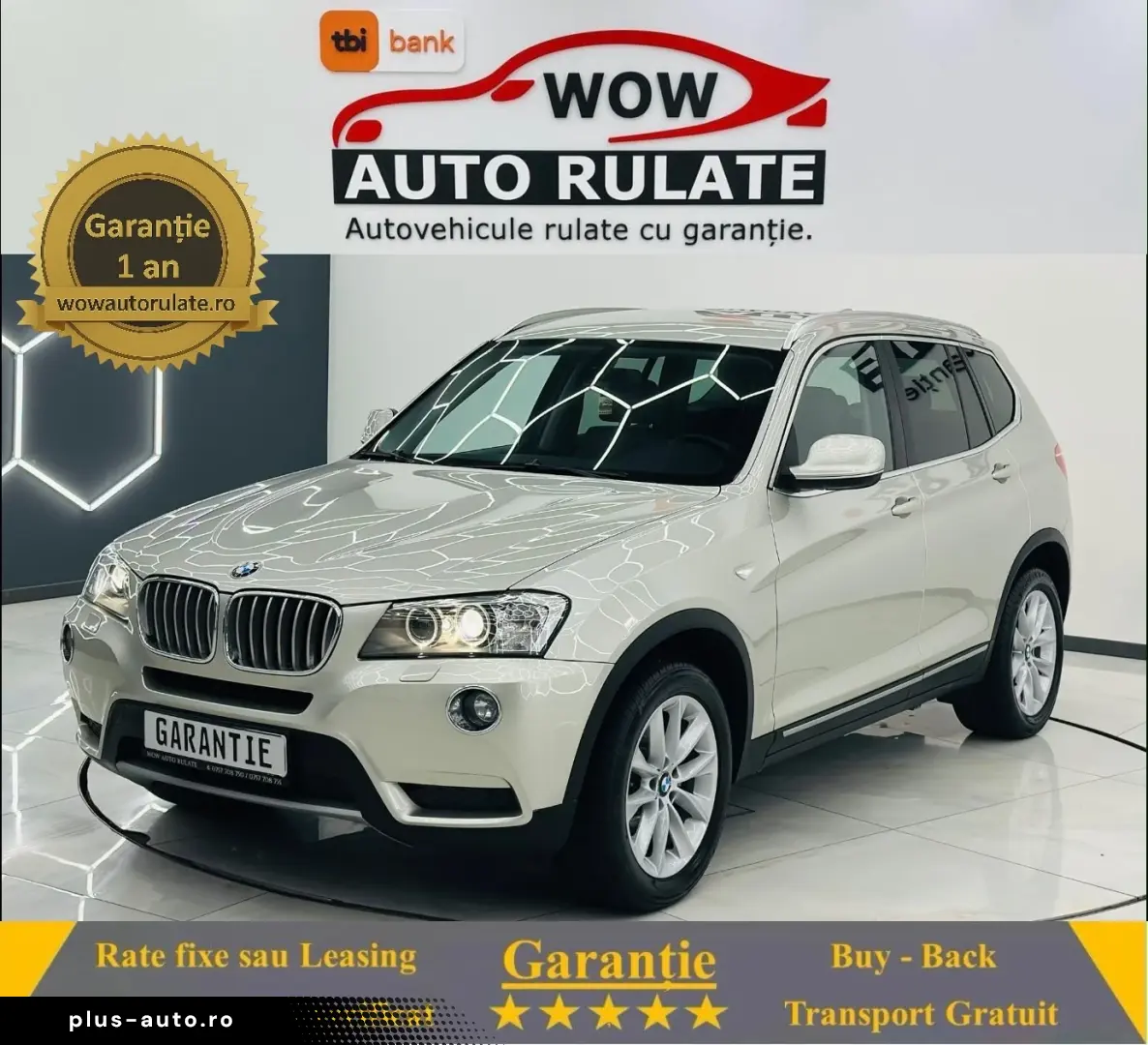 BMW X3 2011 2.0D E5 4X4 Garantie 12 Luni Rate Avans 0 Doar C