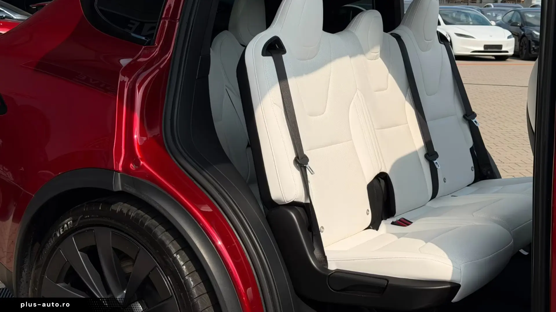 Tesla MODEL X PALLADIUM   EAP4   7 SEAT   ULTRA RED