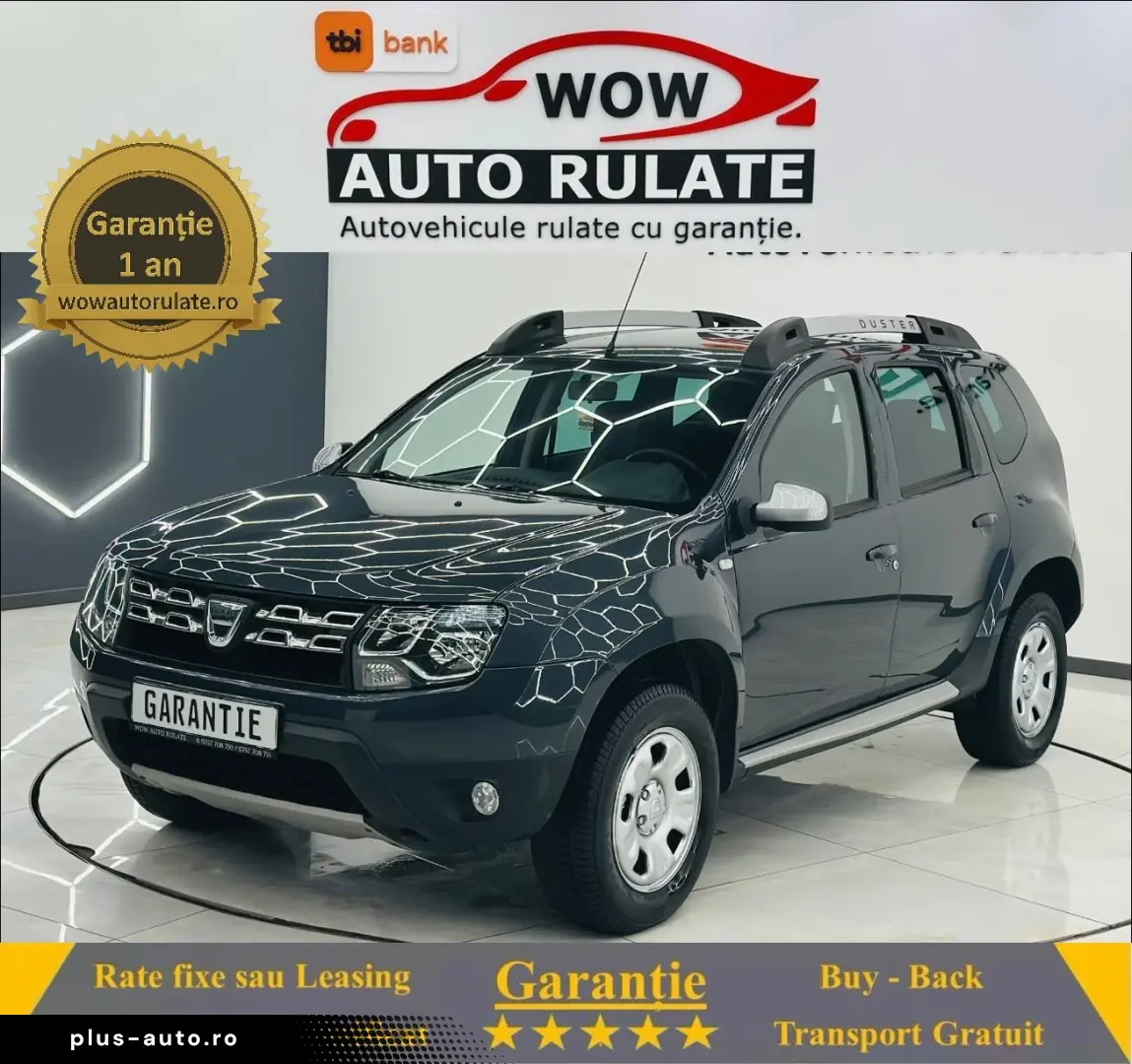 DACIA DUSTER 2014 1.2i E6 Garantie 12 Luni Rate Avans 0 Doar