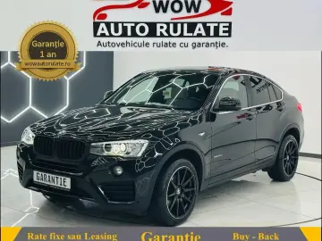 BMW X4 2016 2.0D E6 4x4 Garantie 12 Luni Rate Avans 0 Doar C