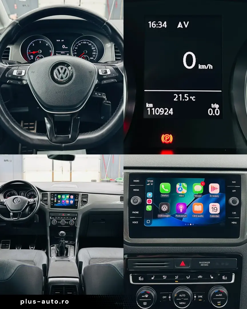 VOLKSWAGEN GOLF-SPORTSVAN 2019 1.6D E6 Garantie 12 Luni Rate