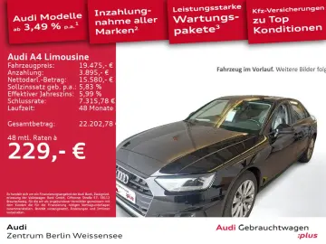 AUDI A4 Limousine 2.0 TDI S-TRO NAVI KLIMA PDC ZVR