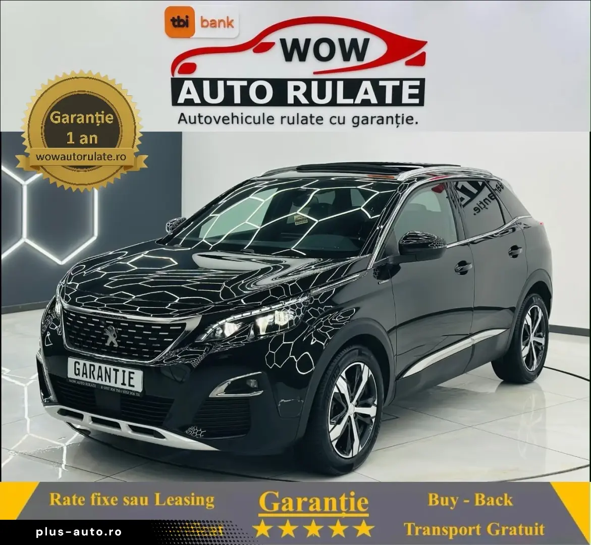 PEUGEOT 3008 2021 1.5D E6 Garantie 12 Luni Rate Avans 0 Doar