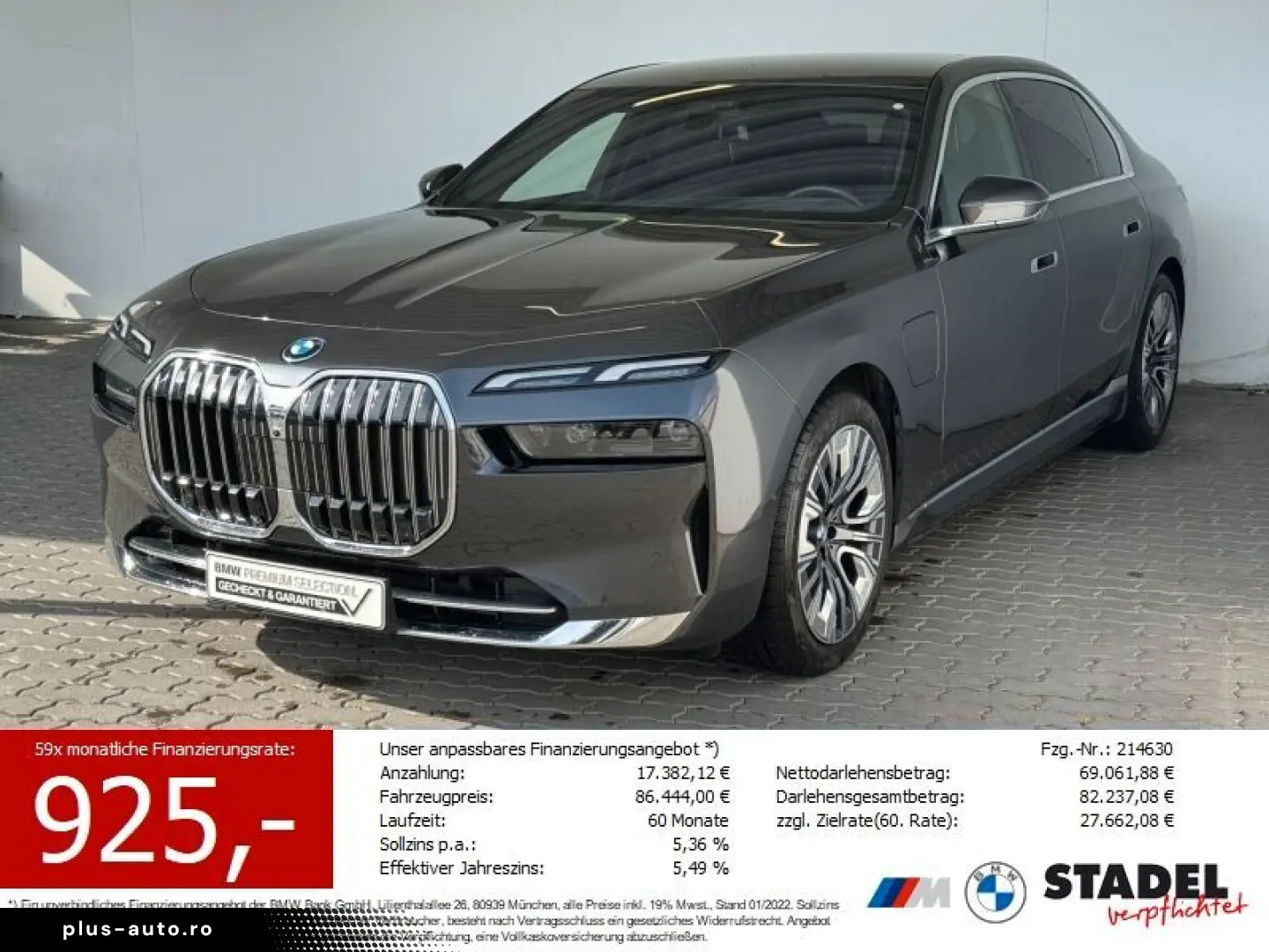 BMW 750e xDrive Navi.LED.ACC.360 .Massage.SoftClose
