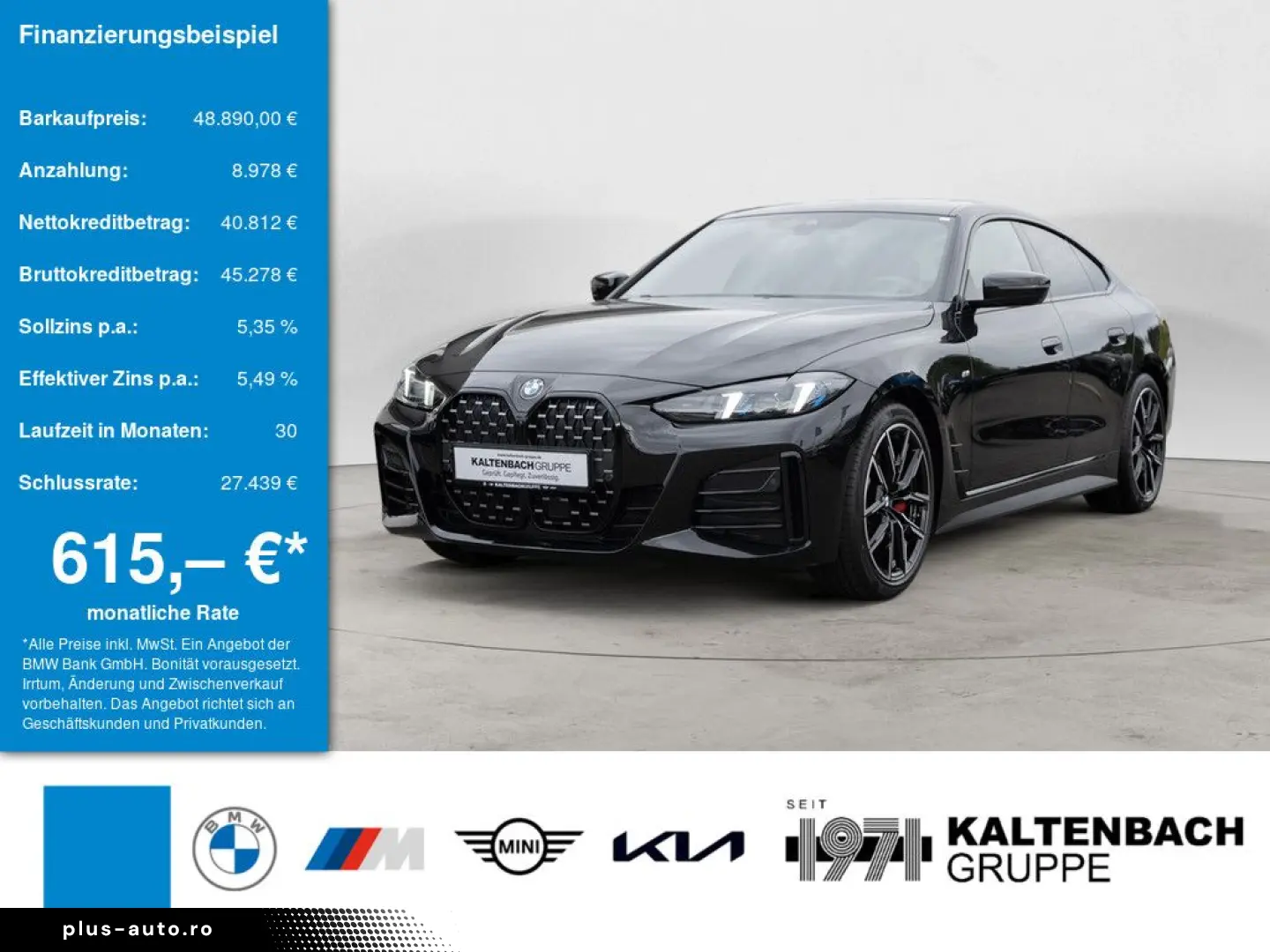 BMW 430 Gran Coupe xDrive M-Sport Pro AHK HGSD 360