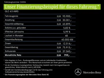 MERCEDES-BENZ GLC 63 AMG S E PERFORMANCE Night I II …