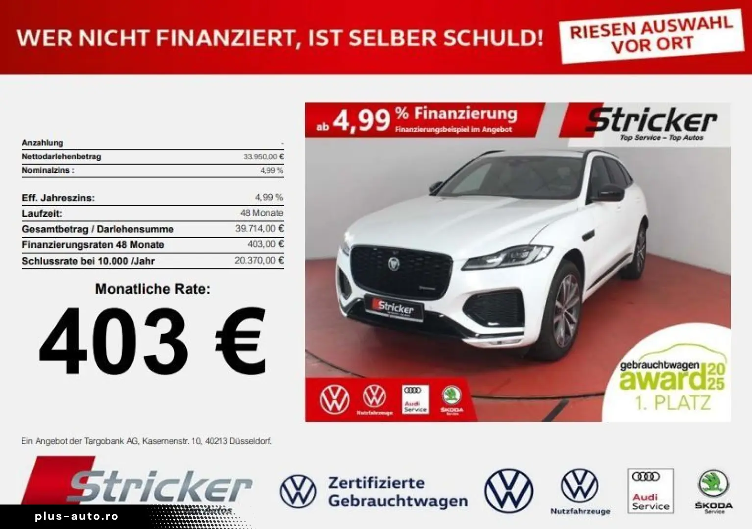JAGUAR F-PACE P250 R-Dynamic SE AWD 403 -ohne Anzahlung