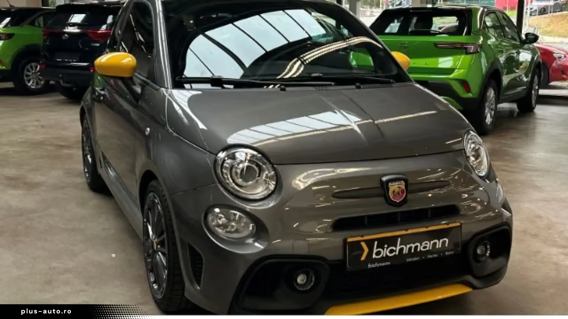Abarth 695 Nav Style Yellow BeatsRecord Monza