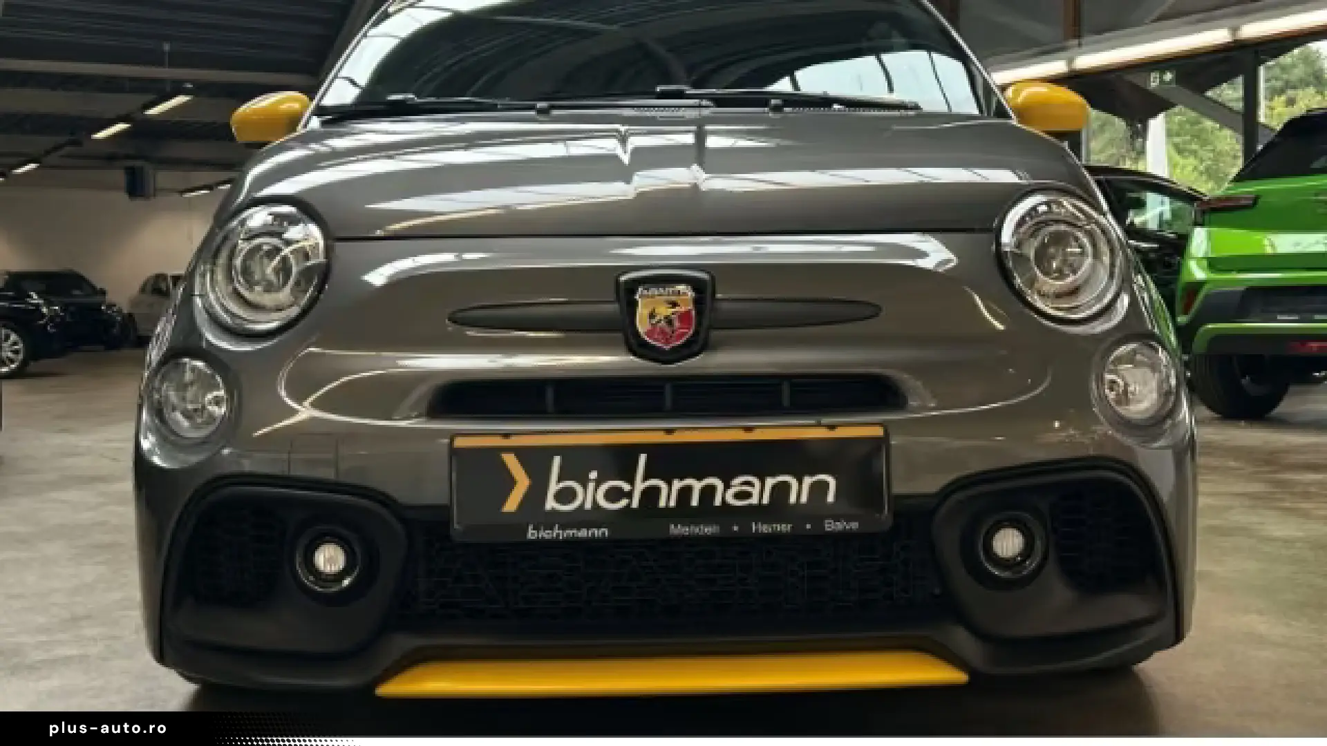 Abarth 695 Nav Style Yellow BeatsRecord Monza