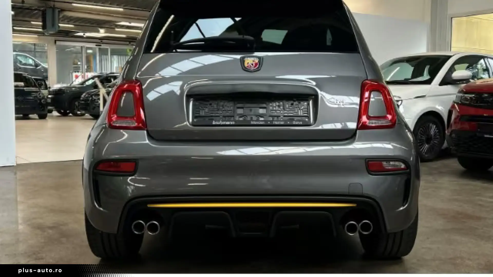 Abarth 695 Nav Style Yellow BeatsRecord Monza