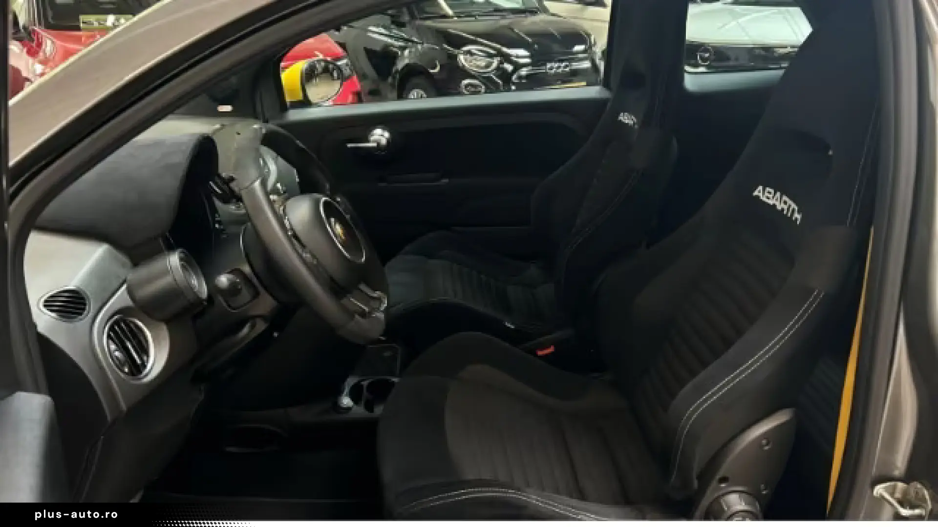 Abarth 695 Nav Style Yellow BeatsRecord Monza