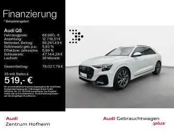 AUDI Q8 55 TFSIe qu S line tip Air B&O HUD Matrix Vir