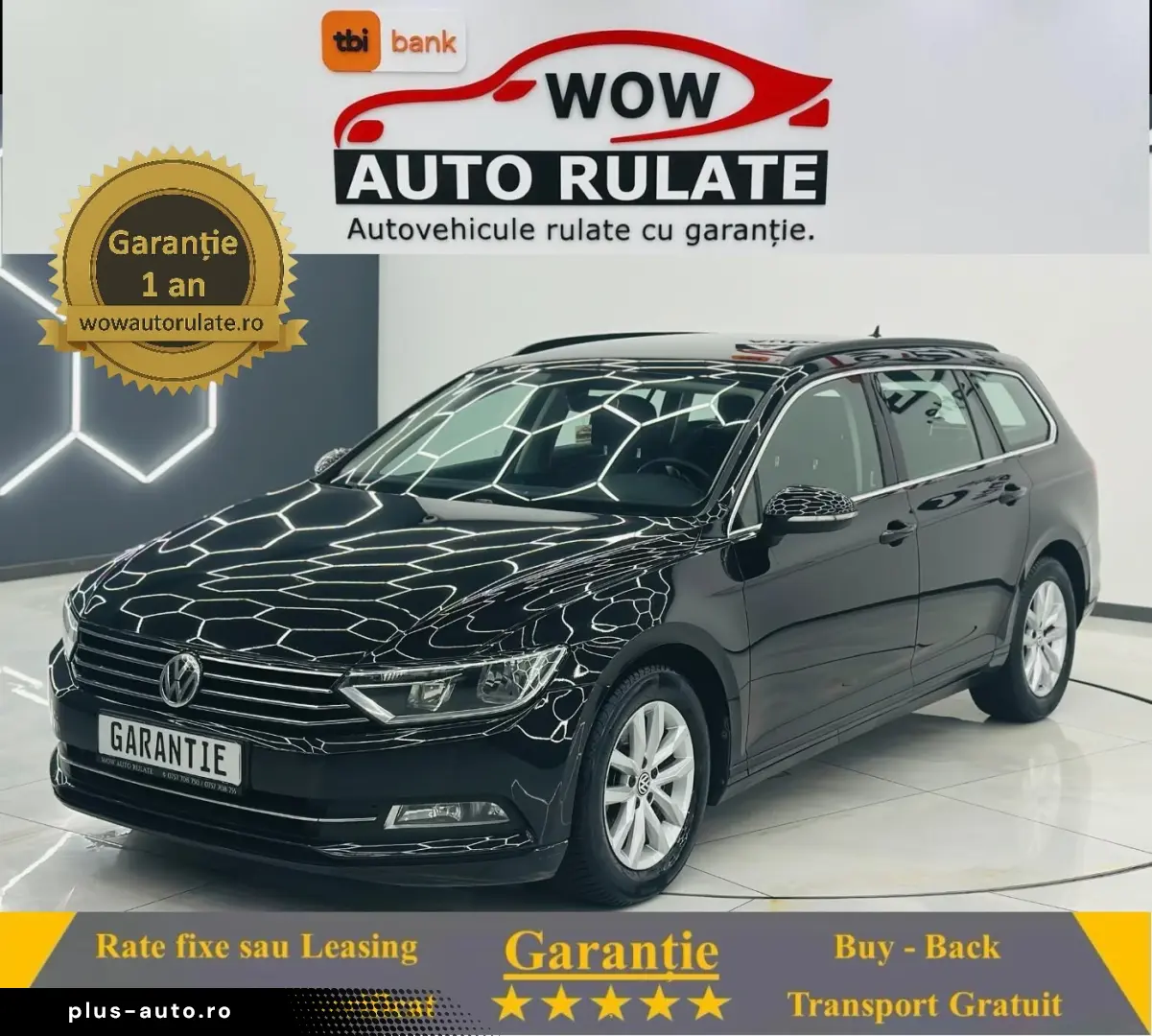 VOLKSWAGEN PASSAT 2016 2.0D E6 Garantie 12 Luni Rate Avans 0