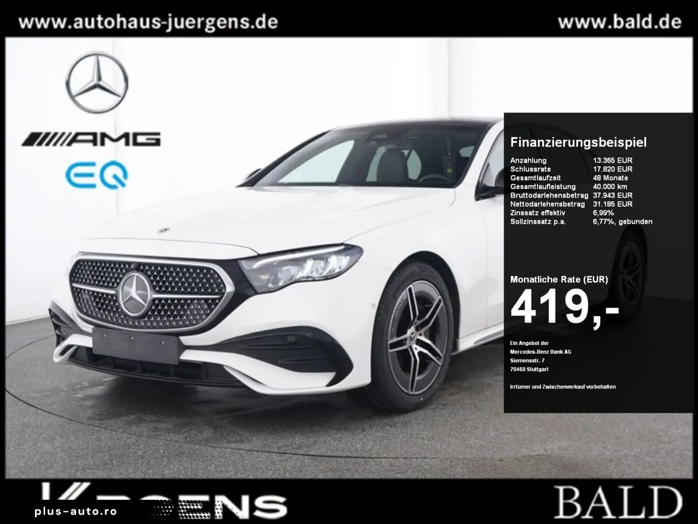 MERCEDES-BENZ E 220 d AMG-Sport LED Cam Night Pano T&hellip;