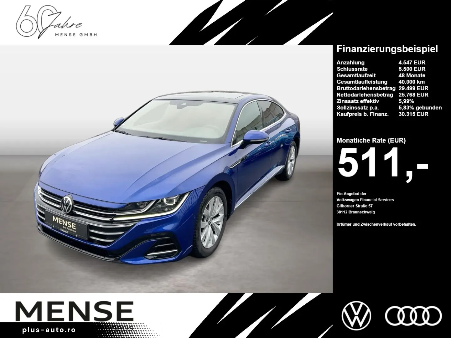 VW Arteon 2.0 TDI DSG 4Motion R-Line CarPlay AHK