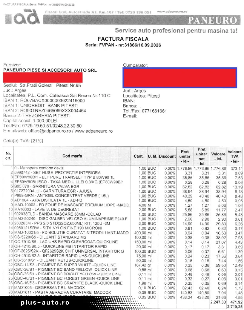 TVA deductibil! Duster 4x4 cu REPARAȚIE CAPITALĂ – 06 2022