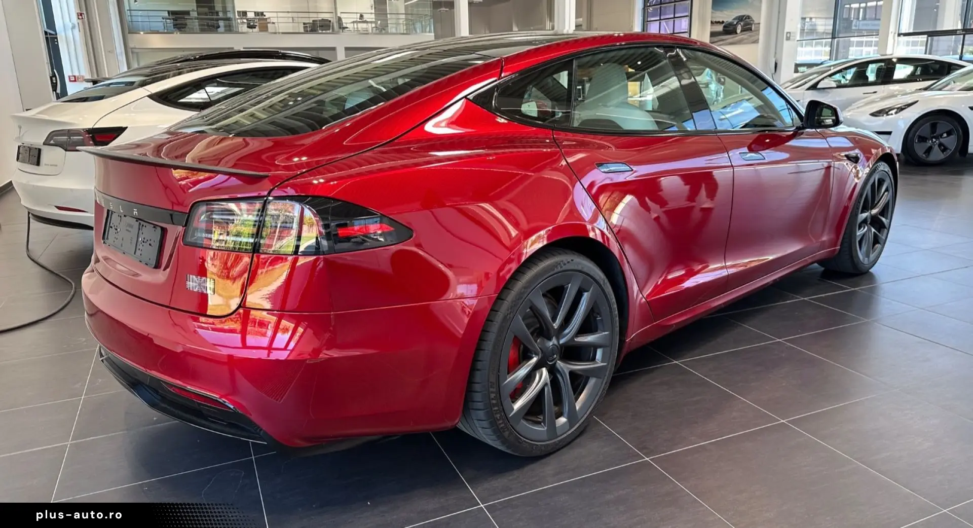 TESLA Model S S Plaid Enhanced Ultra Red