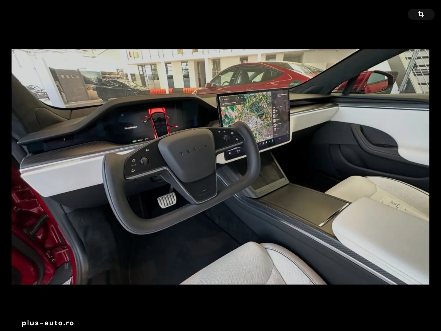 TESLA Model S S Plaid Enhanced Ultra Red