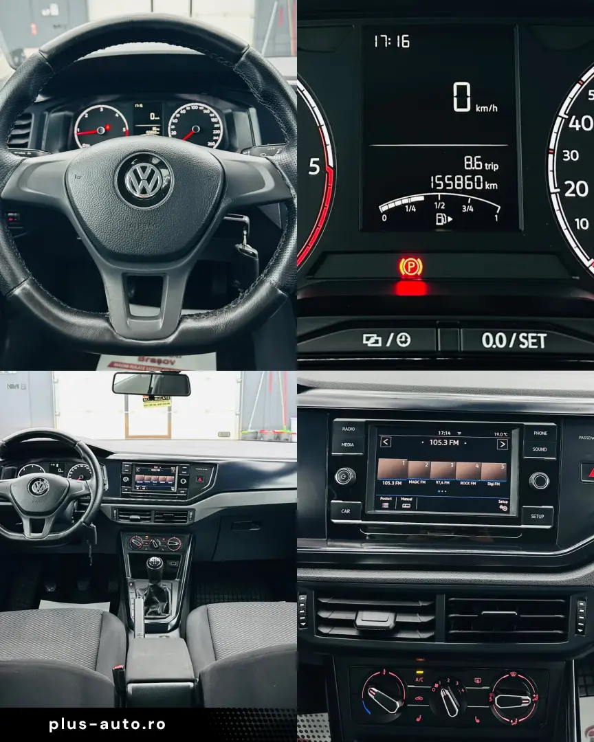 VOLKSWAGEN POLO 2019 1.6D E6 Garantie 12 Luni Rate Avans 0 D