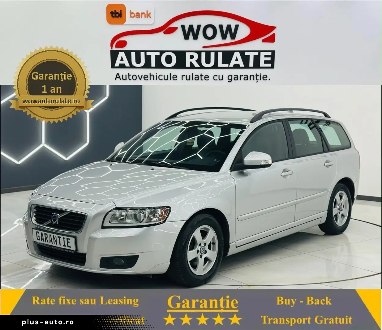 VOLVO V50 2010 1.6D E5 Garantie 12 Luni Rate Avans 0 Doar Cu
