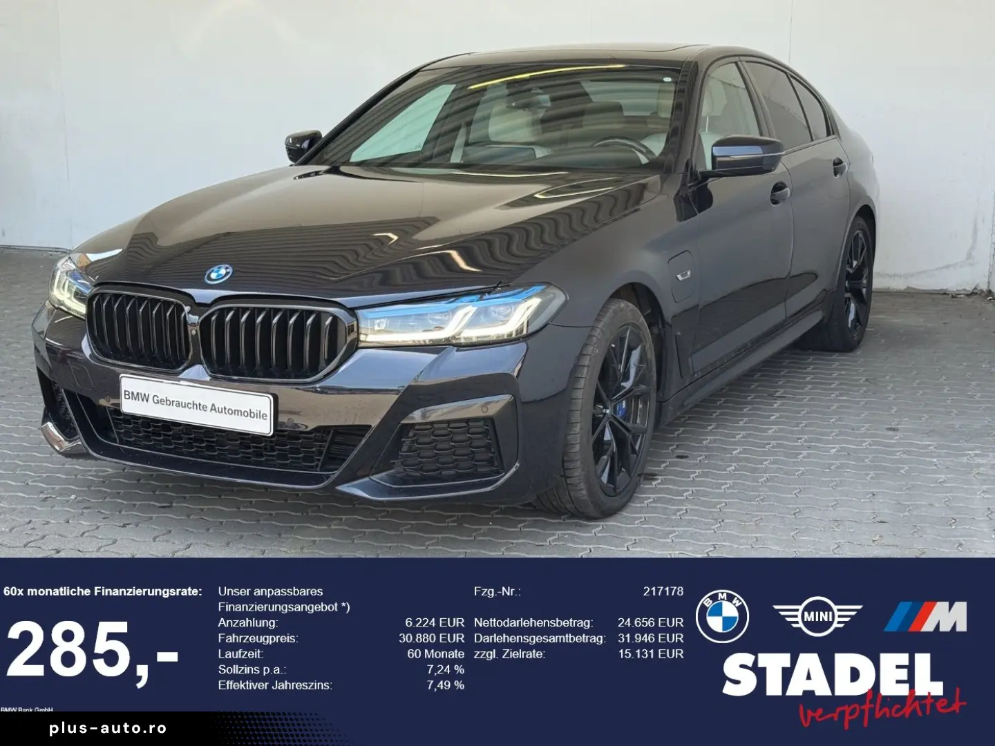 BMW 530e xDrive Limousine M Sport Navi.Laser.360