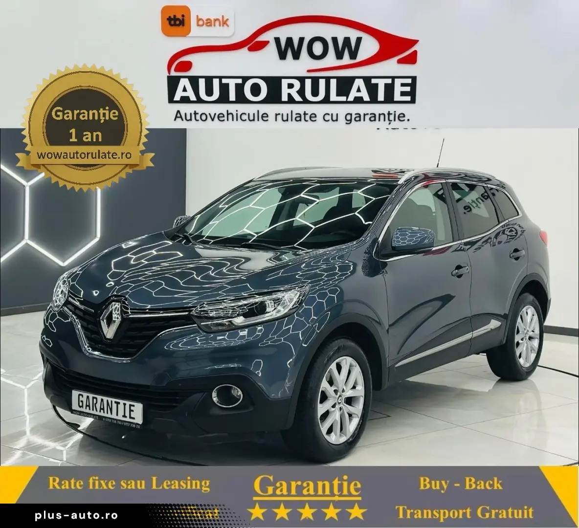 RENAULT KADJAR 2017 1.5D E6 Garantie 12 Luni Rate Avans 0 Do