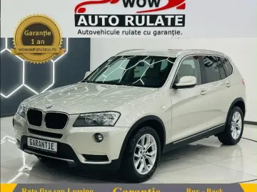 BMW X3 2011 2.0D E5 4x4 Garantie 12 Luni Rate Avans 0 Doar C