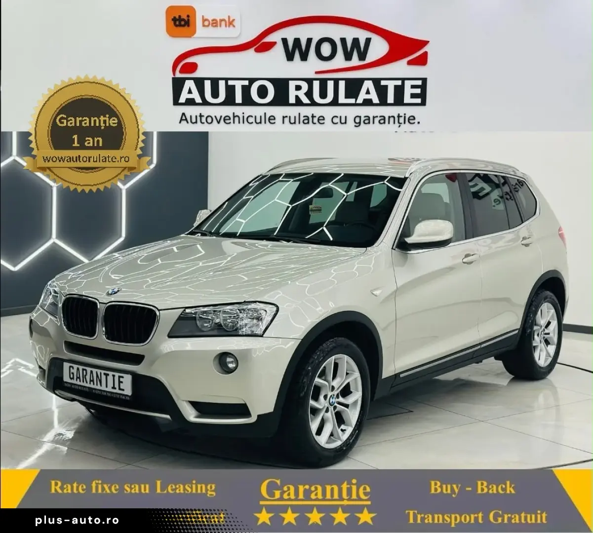 BMW X3 2011 2.0D E5 4x4 Garantie 12 Luni Rate Avans 0 Doar C