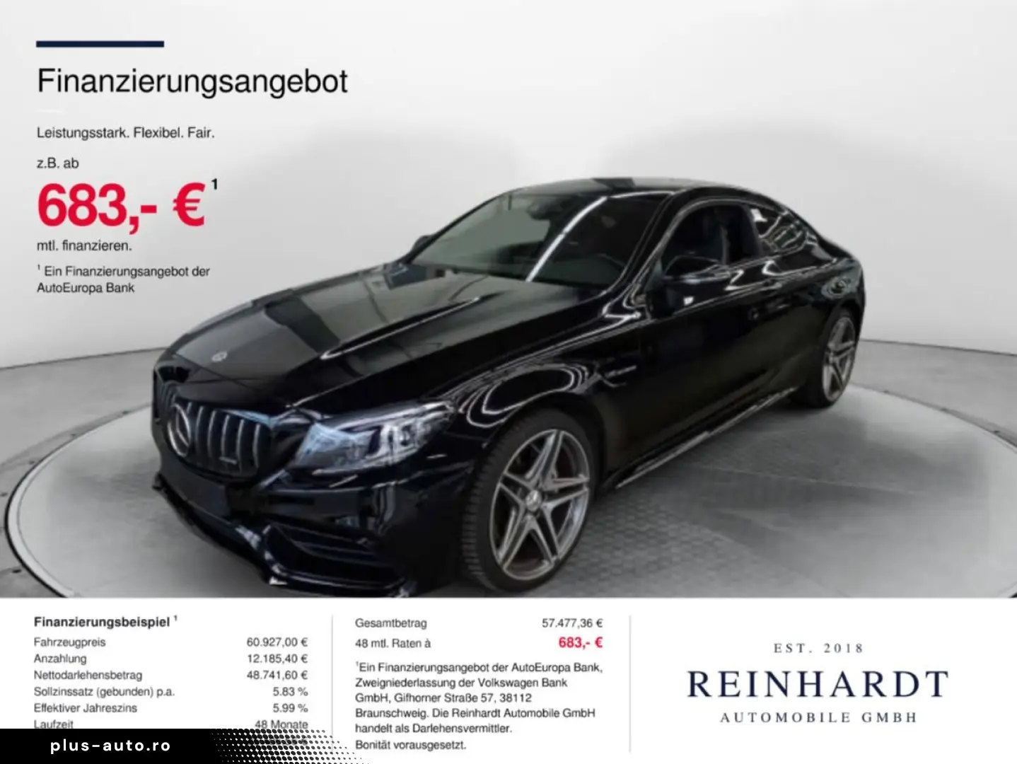 MERCEDES-BENZ C63 AMG COUPE NIGHT DISTRO  AMG-AGA PANO BURM.