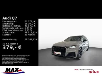 AUDI Q7 55 TFSI COMPETITION S LINE 7 SITZE AHK PANO