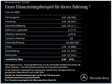 MERCEDES-BENZ CLA 45 S AMG 4M  NIGHT PERF-SITZ AHK B…