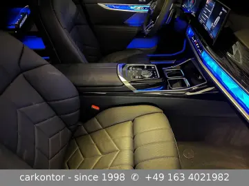 BMW 750e xDr.  MSPORT PRO LOUNGE SEAT FOND EN FROZEN