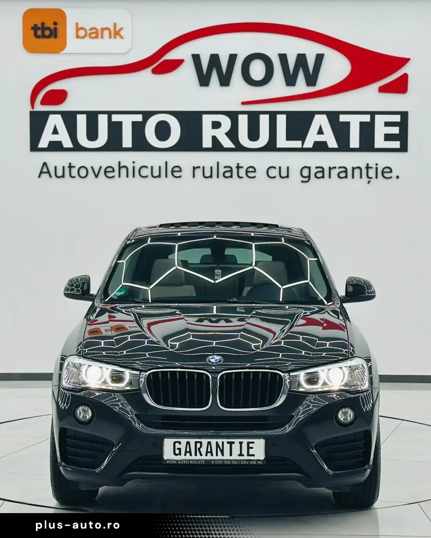 BMW X4 2016 2.0D E6 4x4 Garantie 12 Luni Rate Avans 0 Doar C