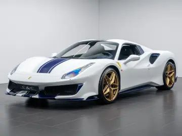 Ferrari 488 Pista Spider BLUE CARBON PAINTED SHIELDS PPF
