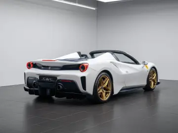 Ferrari 488 Pista Spider BLUE CARBON PAINTED SHIELDS PPF