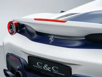 Ferrari 488 Pista Spider BLUE CARBON PAINTED SHIELDS PPF