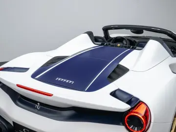 Ferrari 488 Pista Spider BLUE CARBON PAINTED SHIELDS PPF