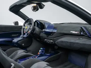 Ferrari 488 Pista Spider BLUE CARBON PAINTED SHIELDS PPF