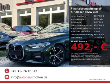 BMW 420 d M Sport Cabrio Navi Leder LED Memory Sitze