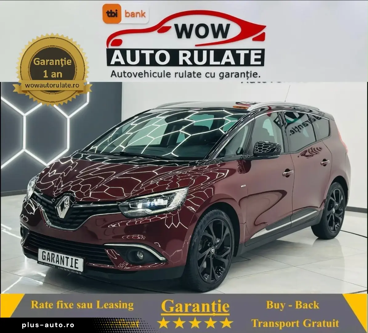 RENAULT GRAND SCENIC 2017 1.6D E6 7 locuri Garantie 12 Luni
