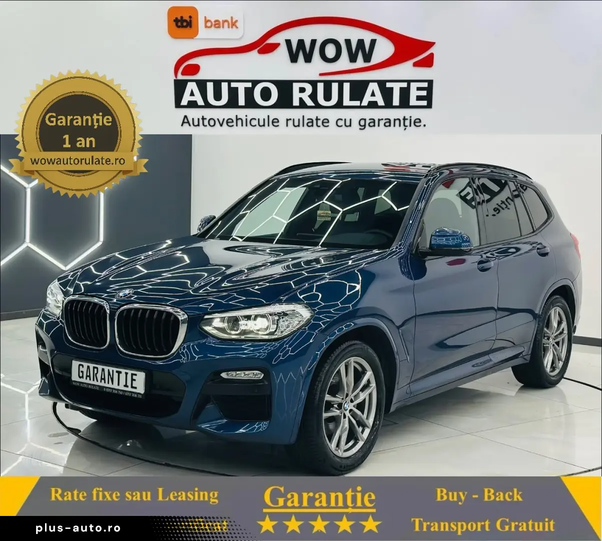 BMW X3 2019 2.0D E6 4X4 Garantie 12 Luni Rate Avans 0 Doar C